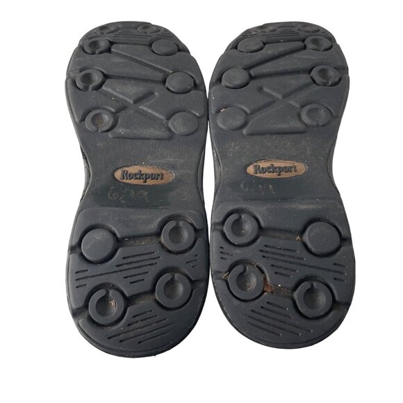 Rockport Mens Brown Leather Lace-Up Shoes Size 10M Durable Casual Footwear - Picture 7 of 11